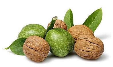 денеден паразиттерди алып салууга жаңгак